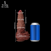 Muscle shaped hand grab dildos